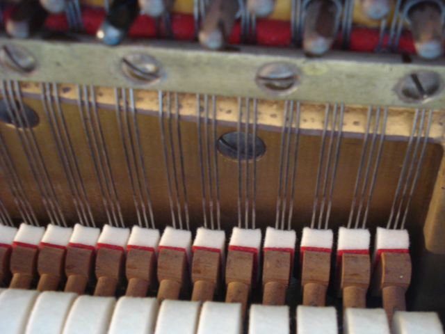 C7 - Treble dampers regulated for even response to sustain pedal C7 - Treble dampers regulated for even response to sustain pedal